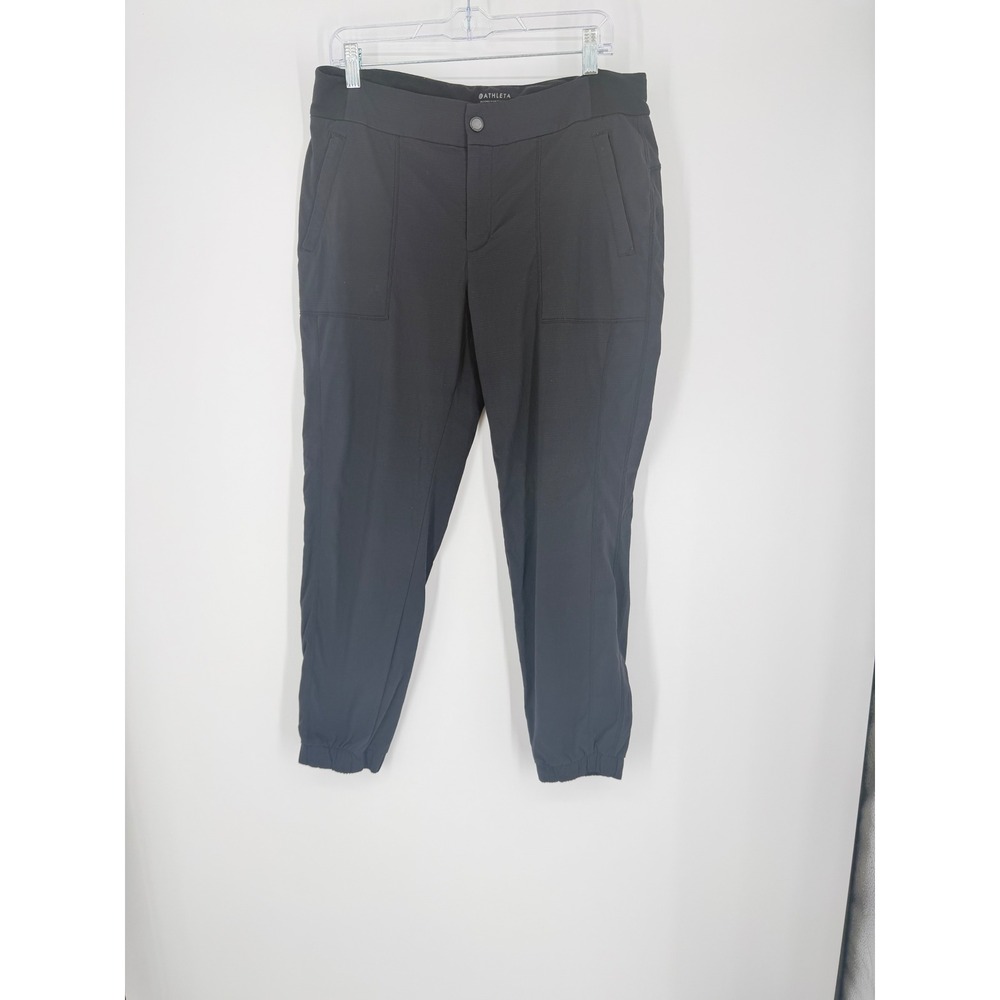 Athleta Womens Trekkie Jogger Pants 12 Athleisure Activewear Causal Workout